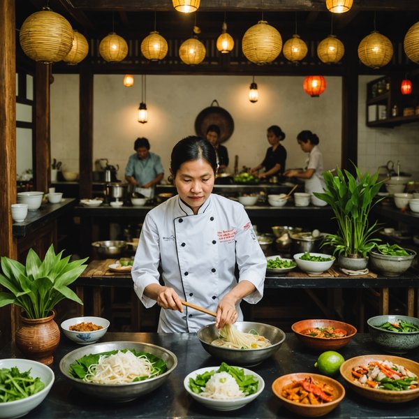 Où suivre des cours de cuisine traditionnelle vietnamienne à Hanoï, Vietnam ?